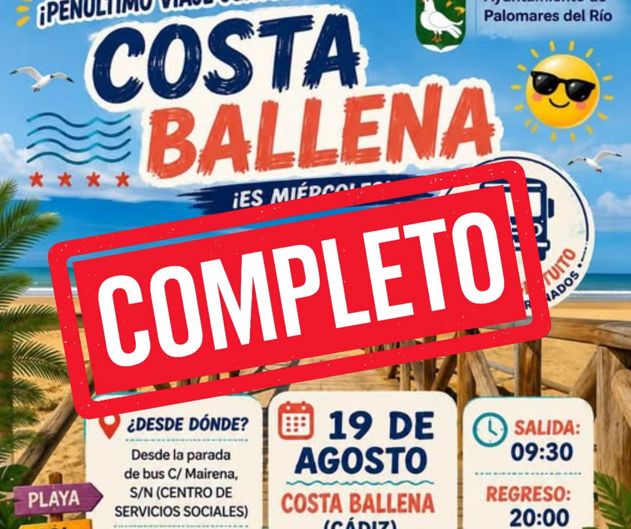 ¡Aforo completo para nuestra salida a Costa Ballena!