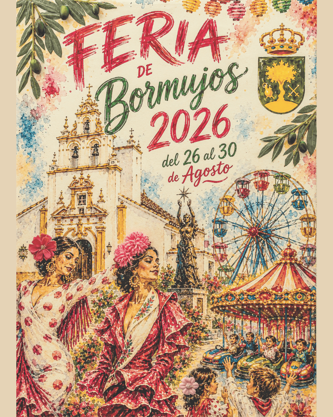 PROGRAMACIÓN COMPLETA DE LA FERIA DE BORMUJOS 2026