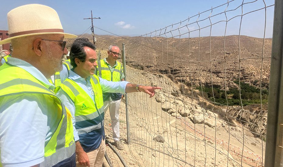 La Junta avanza en las obras de la carretera que une Alhama de Almería con la vega del río Nacimiento