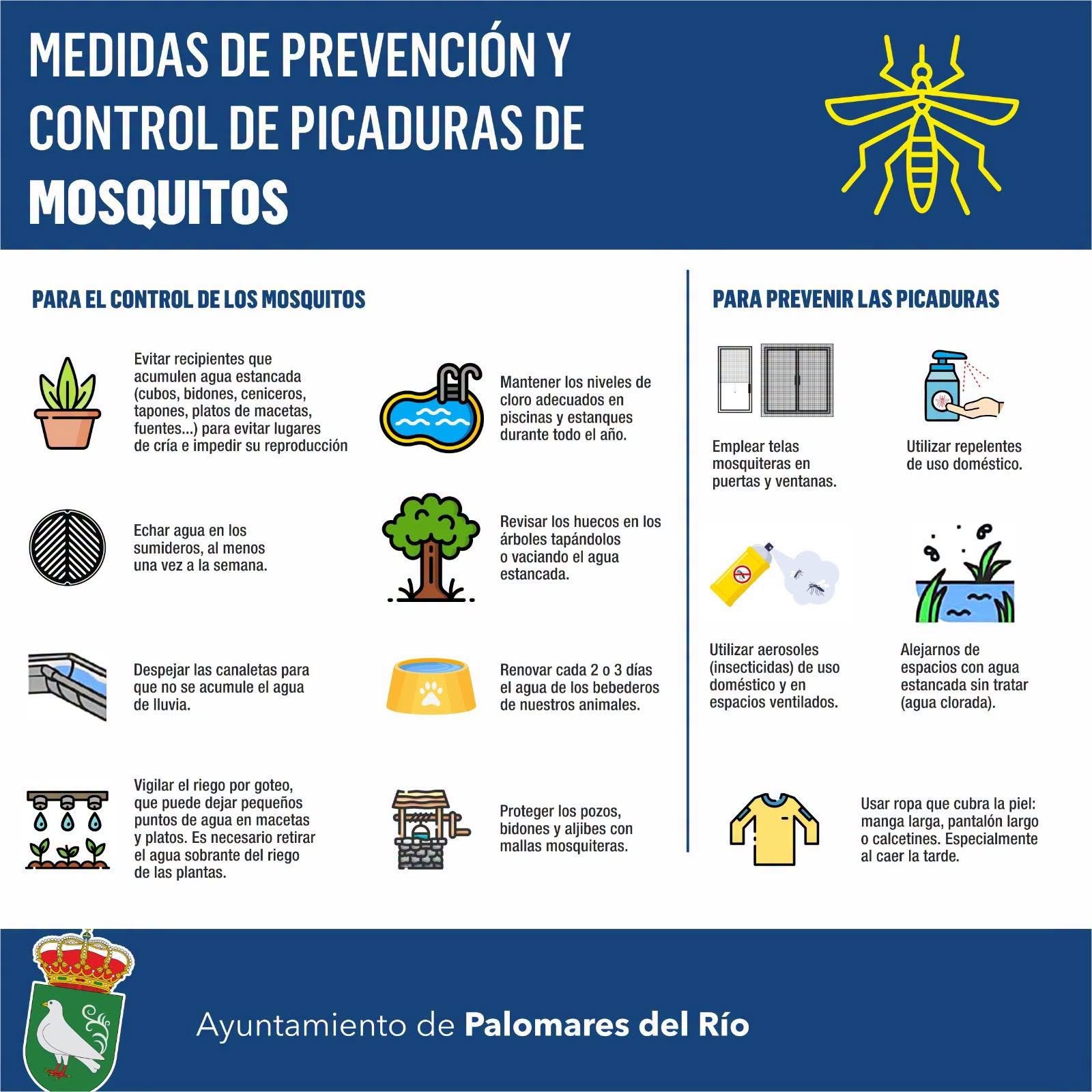 La prevención empieza en casa. Protejámonos frente al Virus del Nilo Occidental