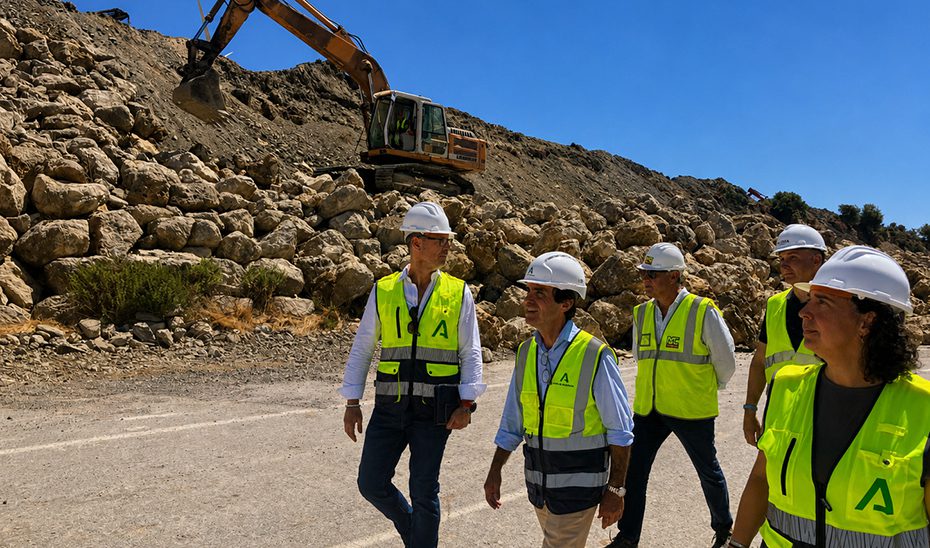 Avanza la obra de emergencia en la autovía Jerez-Los Barrios con casi 10 millones del Plan Andalucía Actúa