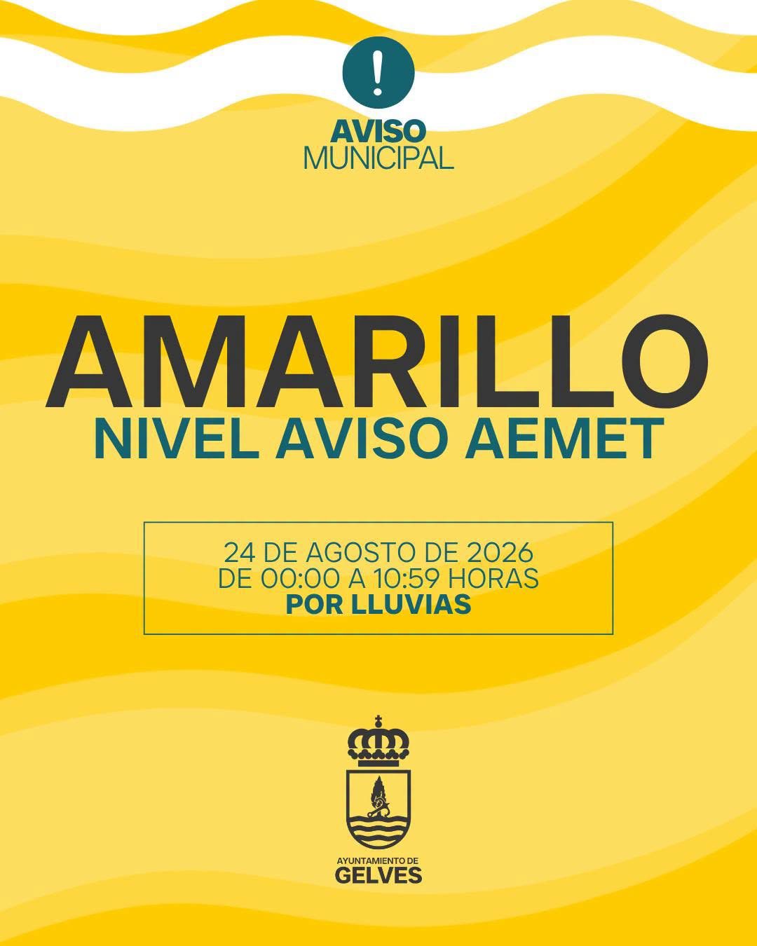 AEMET activa el aviso amarillo por lluvias en la Campiña sevillana