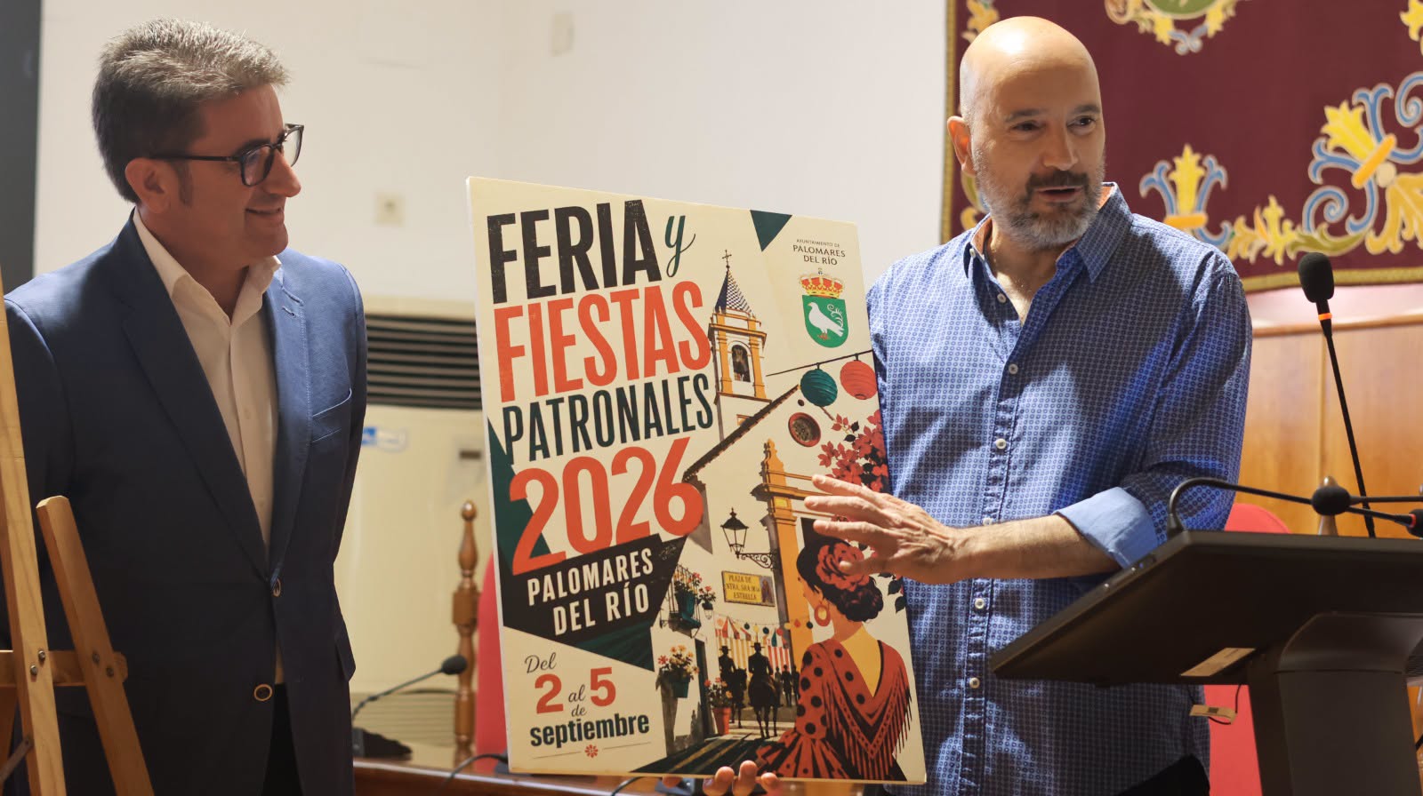 Presentada la imagen oficial de la Feria y Fiestas Patronales de Palomares del Río 2026