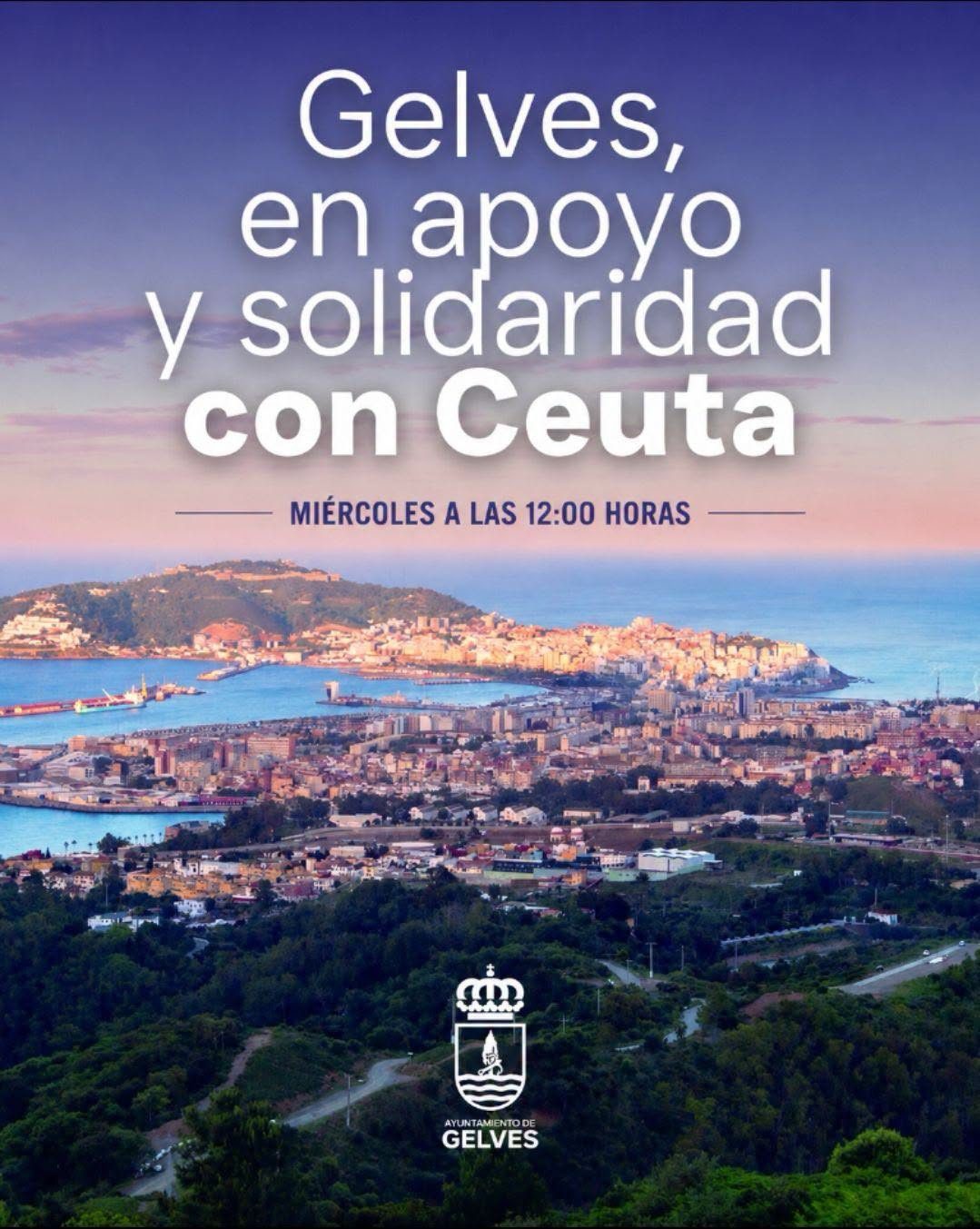 Gelves muestra su solidaridad con Ceuta y convoca una concentración de apoyo a su ciudadanía