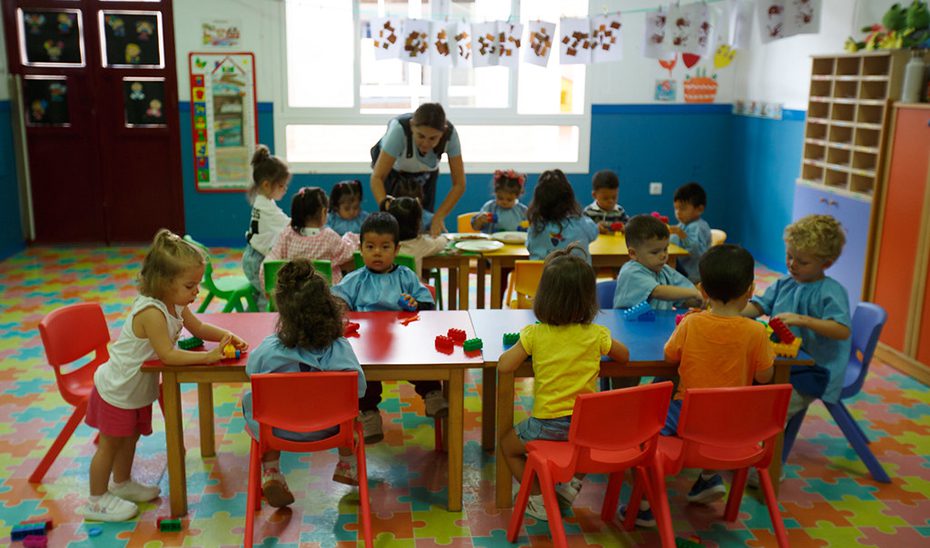 El 95% del alumnado andaluz del Primer ciclo de Infantil tiene educación gratuita este curso