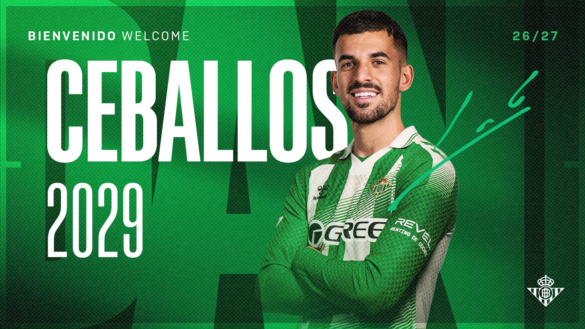 Dani Ceballos, nuevo jugador del Real Betis Balompié