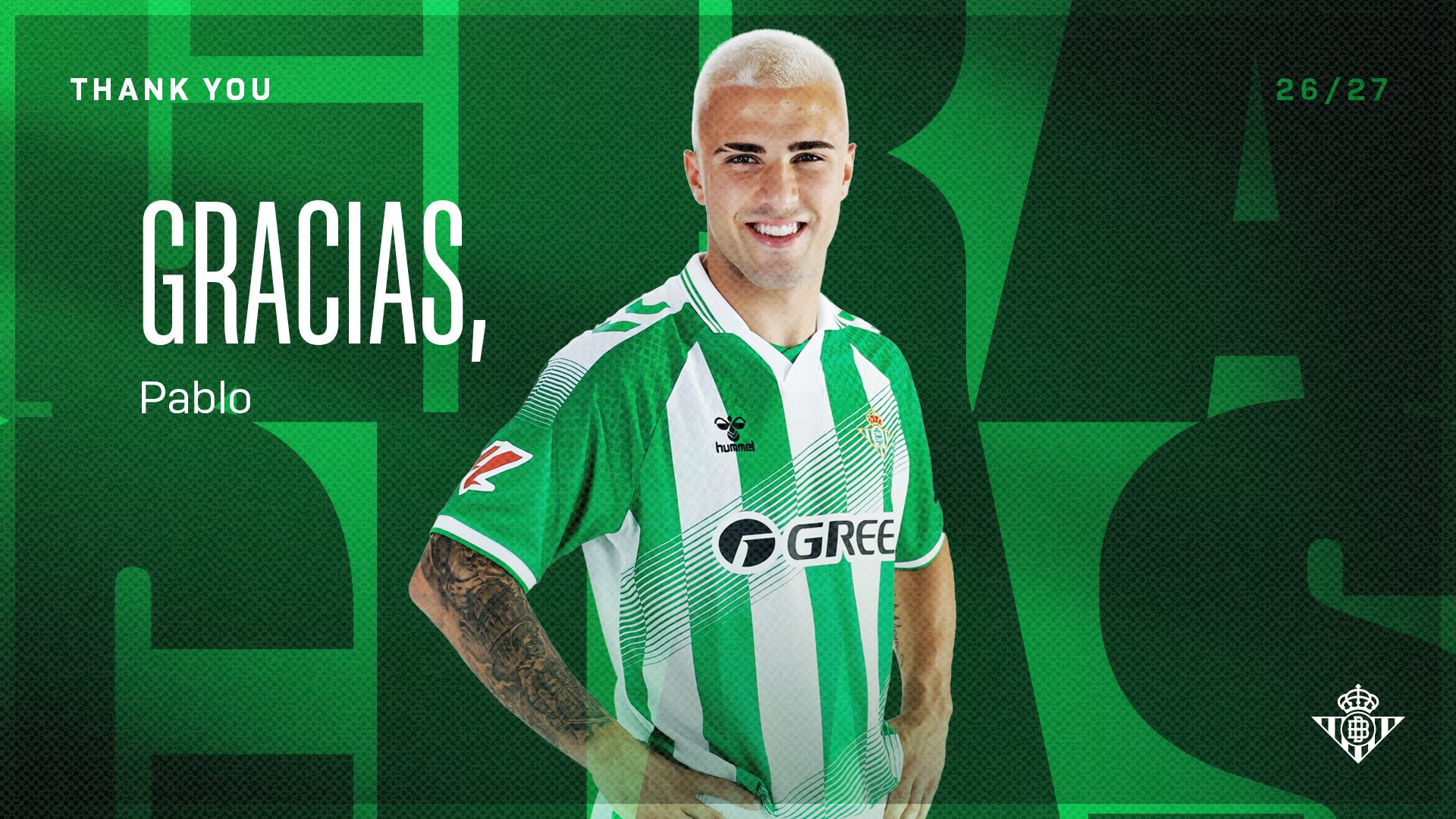 El Real Betis y el Real Racing Club de Santander llegan a un acuerdo para el traspaso de Pablo García