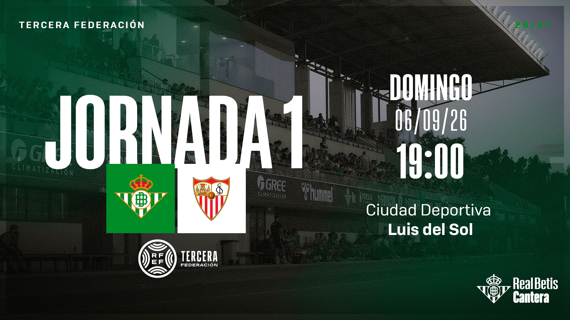 Consigue tu entrada gratuita para animar al Real Betis ‘C’ frente al Sevilla FC ‘C’