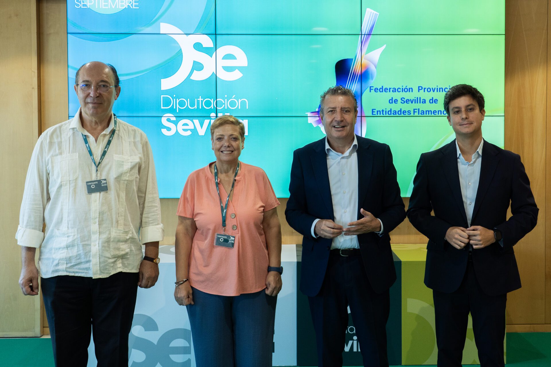 La Diputación y la Federación Provincial de Sevilla de Entidades Flamencas alinean estrategias para el 50º aniversario de la entidad en 2027