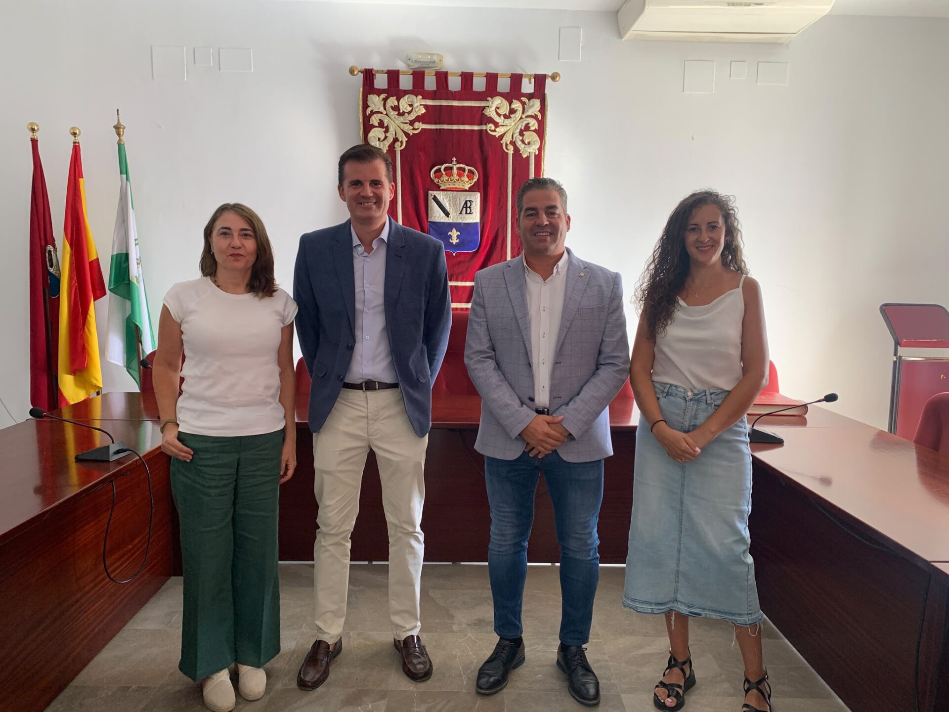 El vicepresidente de INPRO visita Villamanrique para presentar las actuaciones del Plan de Sostenibilidad Turística en Destino que afectan al municipio