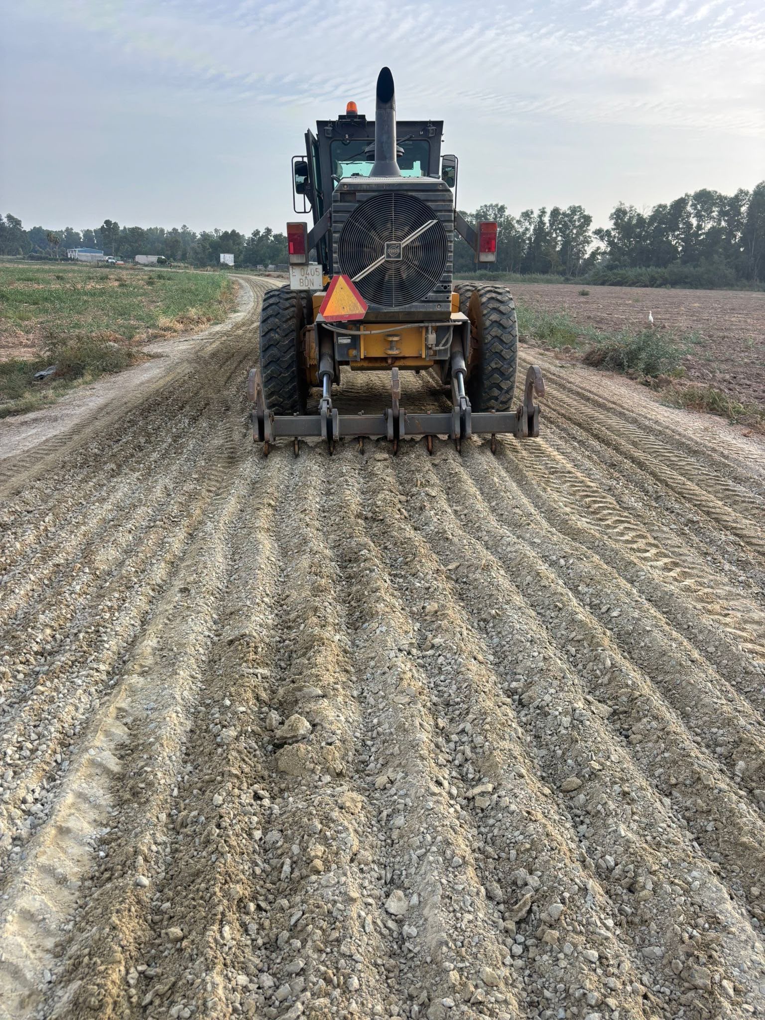Comienza la obra de conservación del Camino de las Huertas