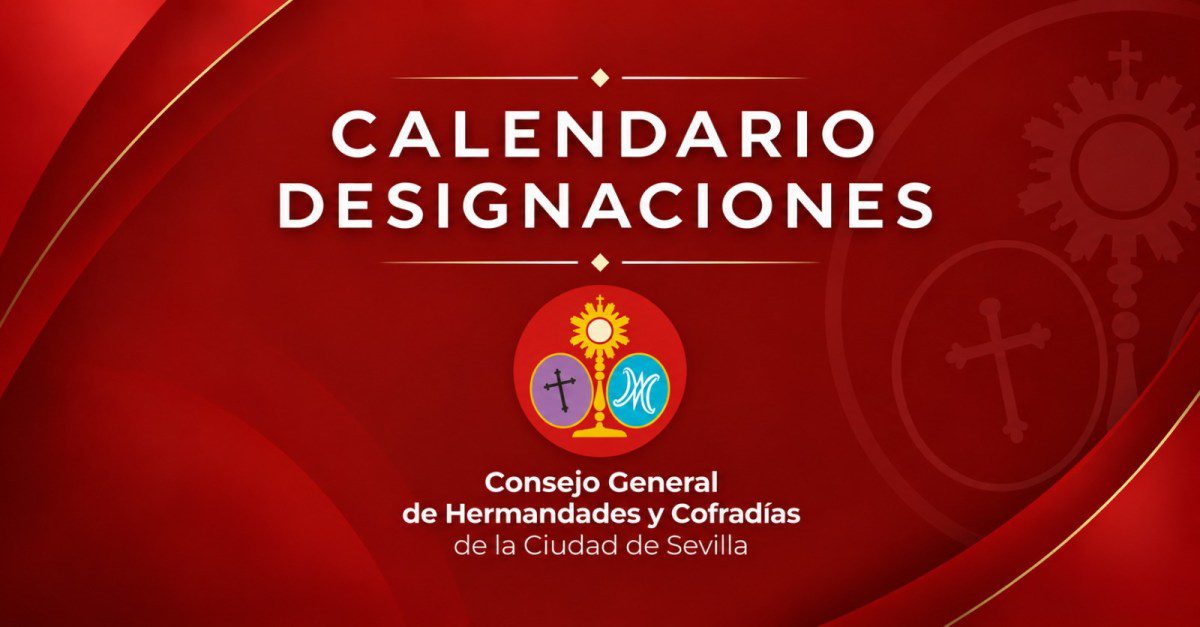CALENDARIO DE DESIGNACIONES PARA EL PRÓXIMO AÑO 2027