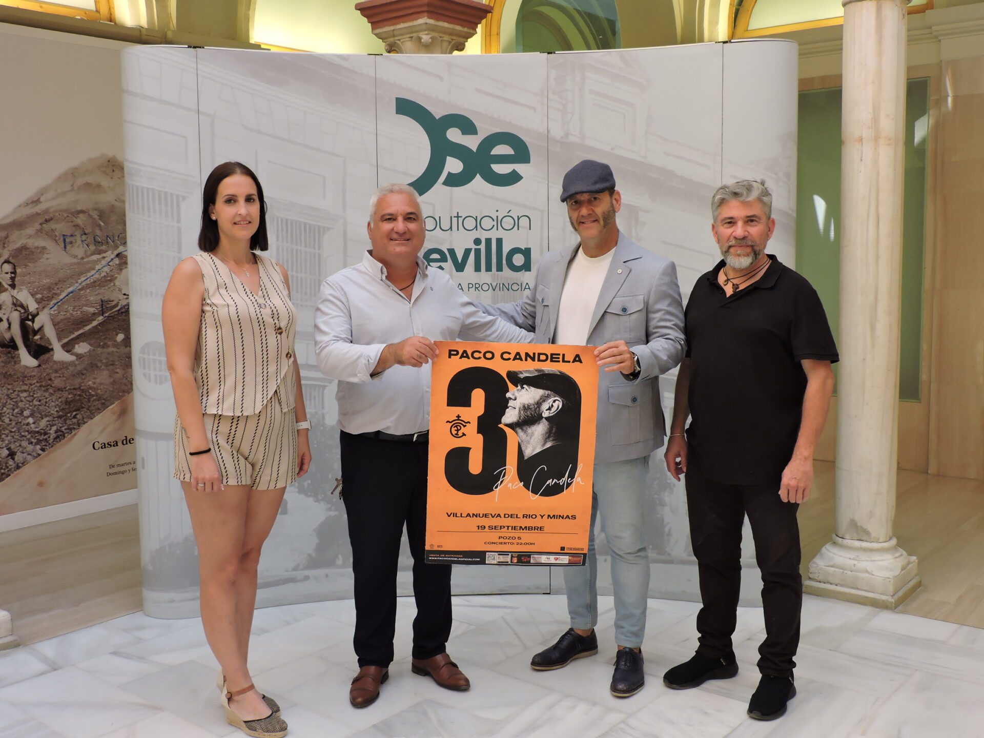 El alcalde de Villanueva del Río y Minas destaca «la proyección del concierto de Paco Candela para valorizar el Conjunto Histórico del Pozo 5»