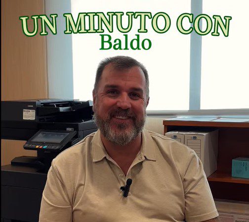 Hoy tenemos un minuto muy especial con Baldo Barrero porque…