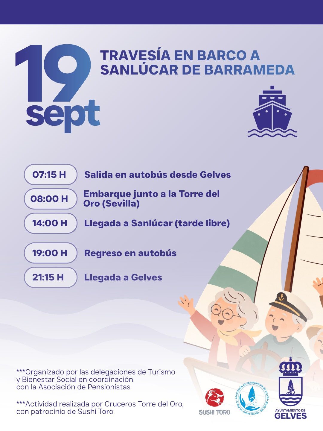 Gelves organiza varias actividades para celebrar el Día Internacional de las Personas Mayores