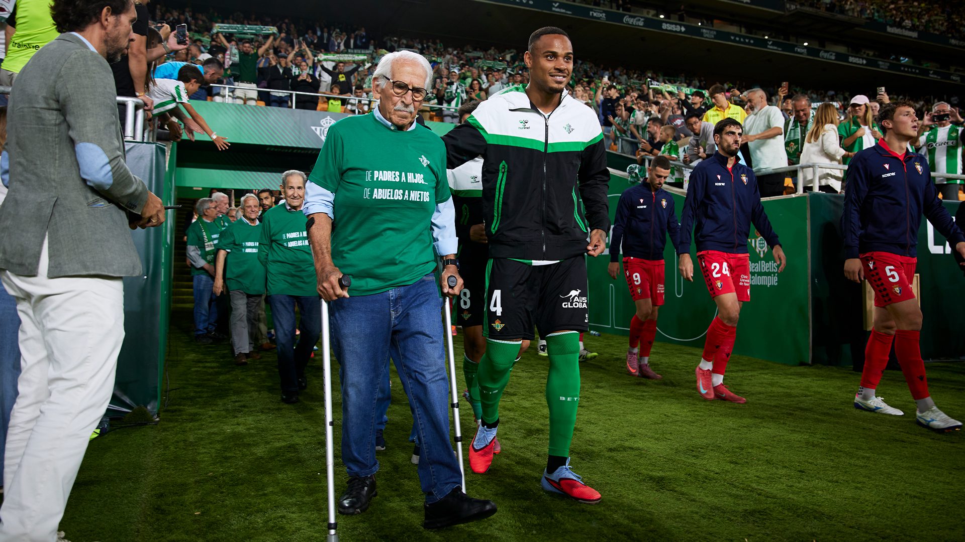 El Real Betis – Getafe será el partido de las personas mayores