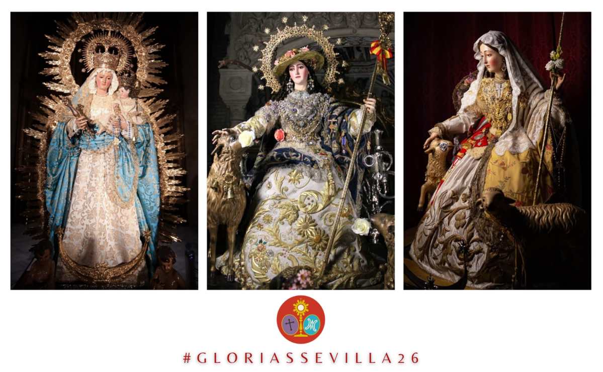 TRES PROCESIONES DE GLORIA RECORRERÁN LAS CALLES DE SEVILLA DURANTE ESTE FIN DE SEMANA