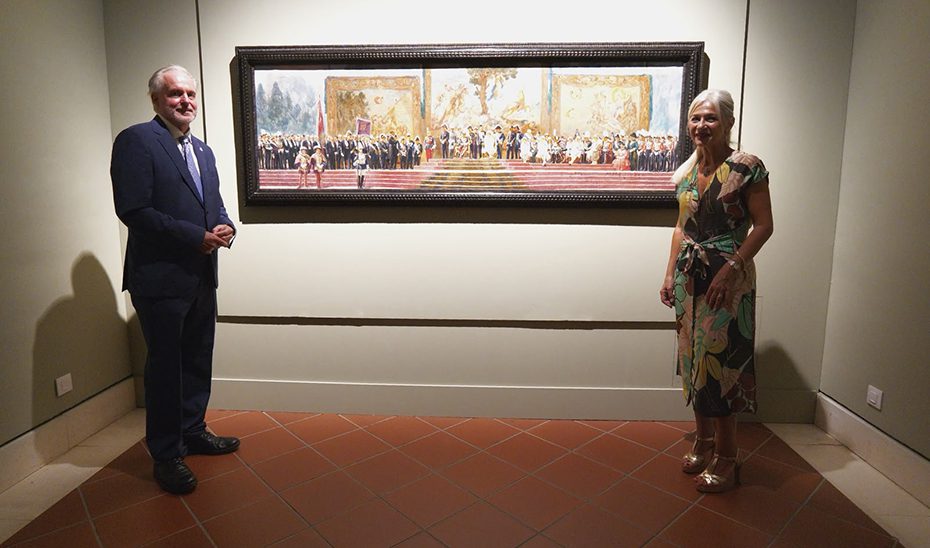 El Bellas Artes de Sevilla expone uno de los grandes lienzos de la Exposición Iberoamericana de 1929