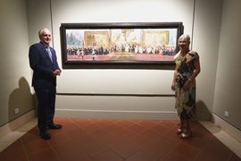 El Bellas Artes de Sevilla expone uno de los grandes lienzos de la Exposición Iberoamericana de 1929
