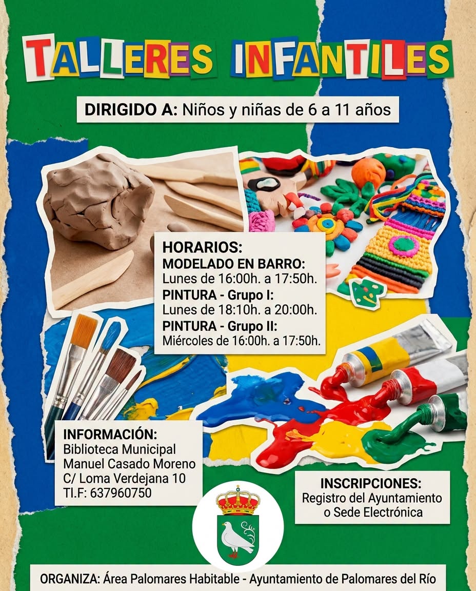 ¡Creatividad y diversión para los más peques con los Talleres Infantiles!