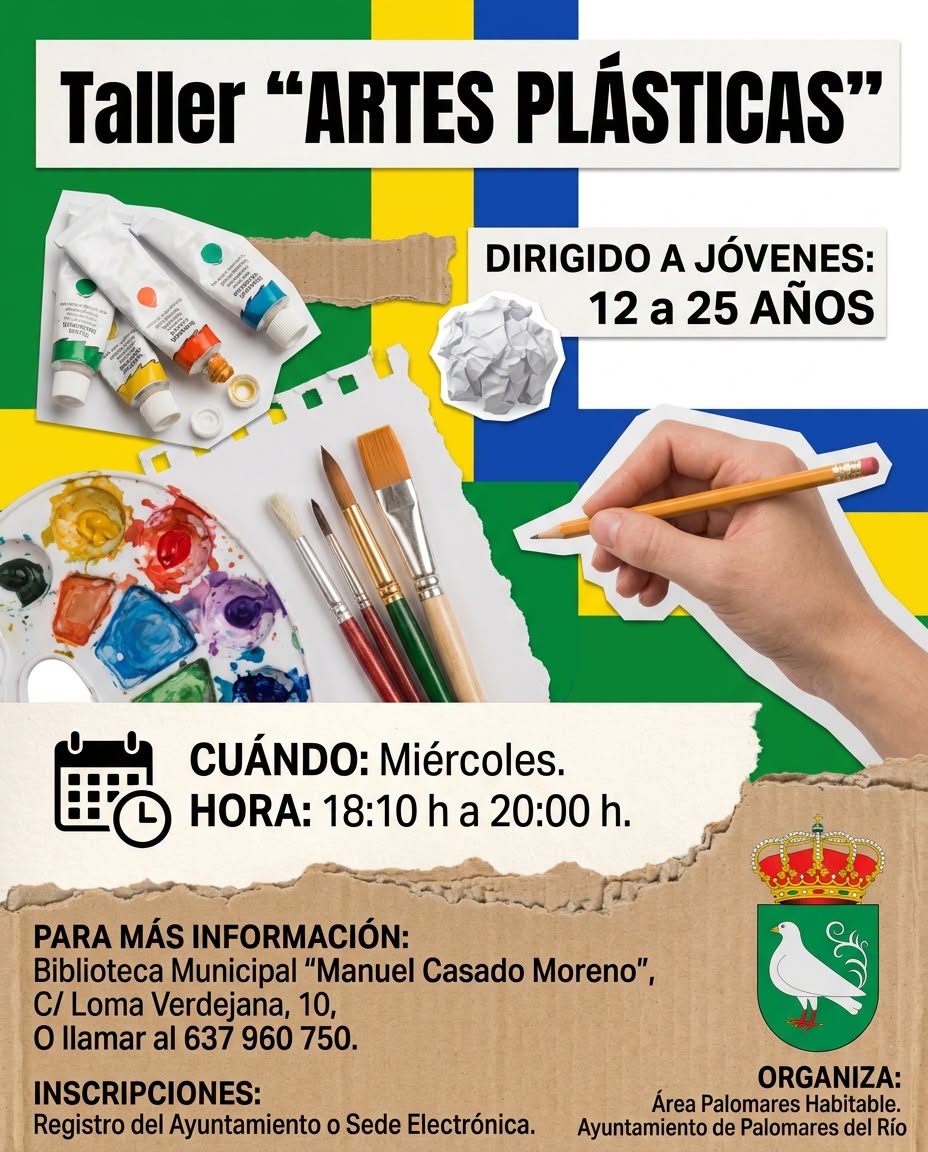 ¡Saca tu lado más creativo en el Taller de Artes Plásticas!