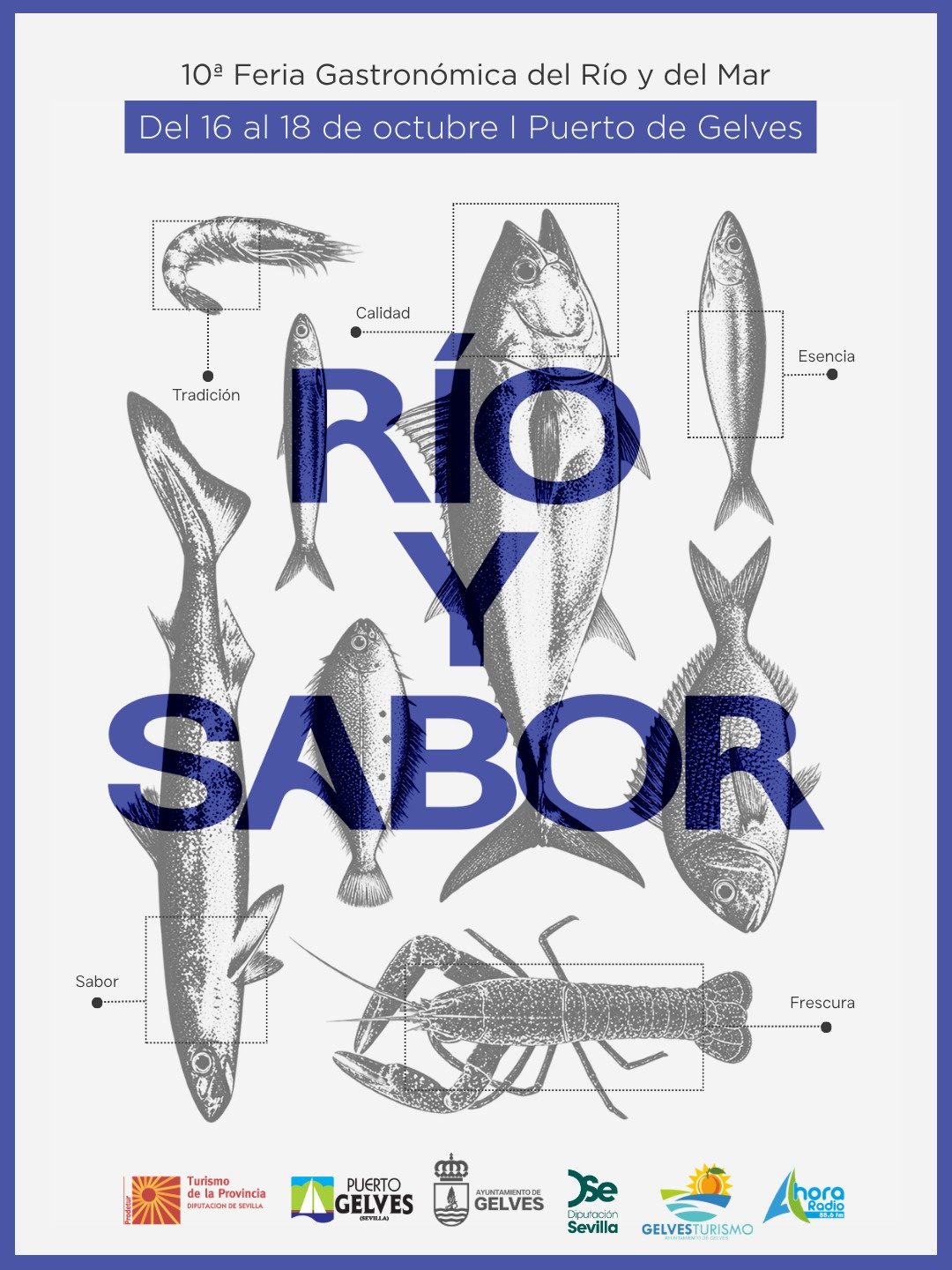 Gelves celebrará del 16 al 18 de octubre la X Feria Gastronómica del Río y del Mar «Río y Sabor»