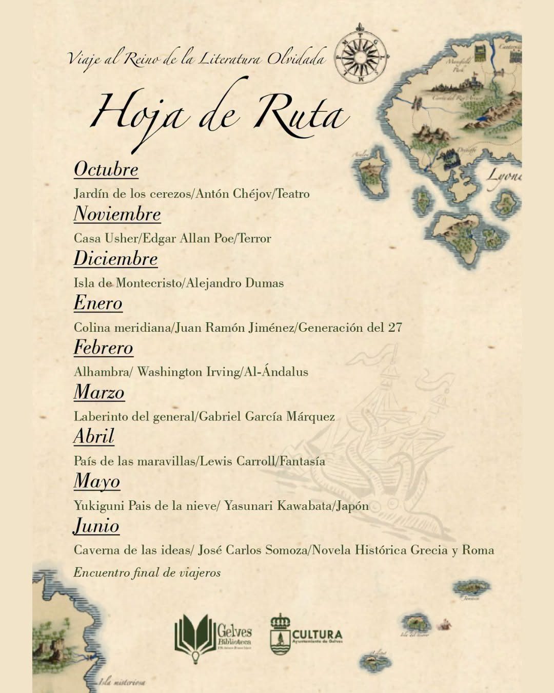 La Biblioteca Municipal de Gelves invita a descubrir el «Reino de la Literatura Olvidada»