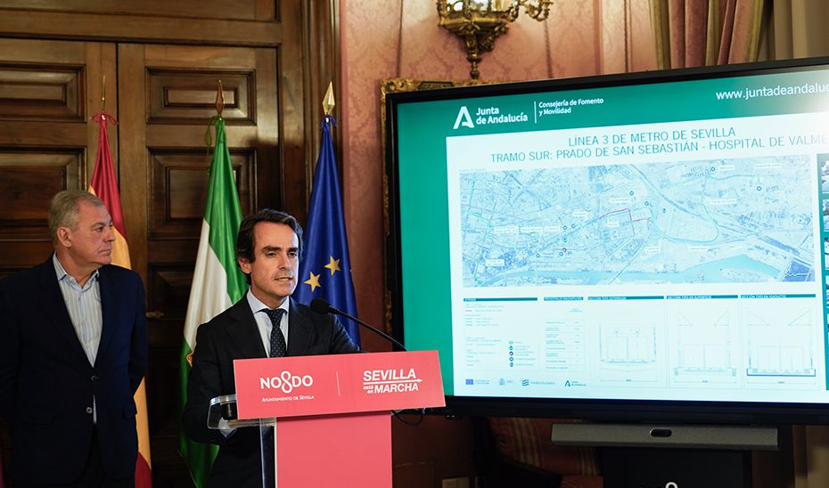 La Junta incorpora el soterramiento de la Línea 3 en Bellavista y un nuevo trazado en Los Bermejales