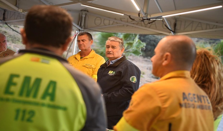 La Junta da por estabilizado el incendio forestal de Igualeja y levanta las medidas de protección a la población