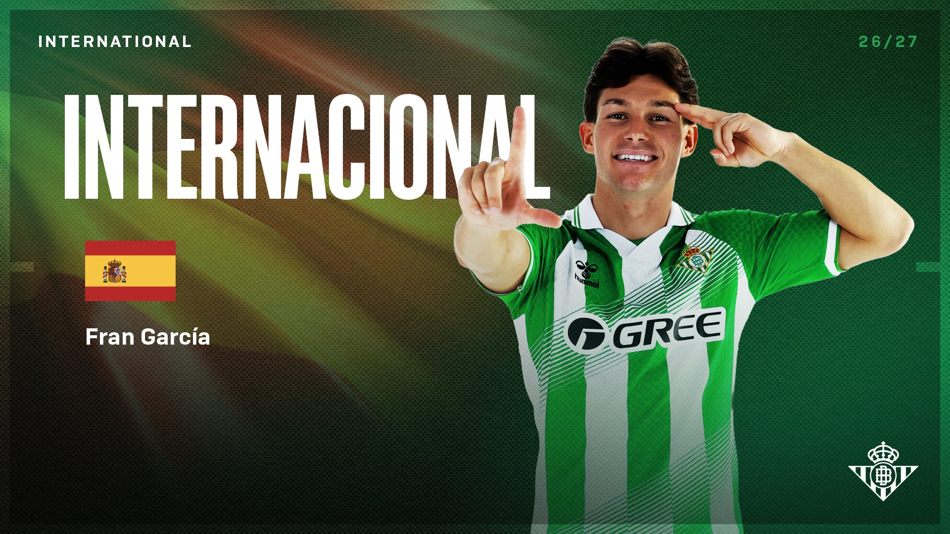Fran García, convocado con la selección española
