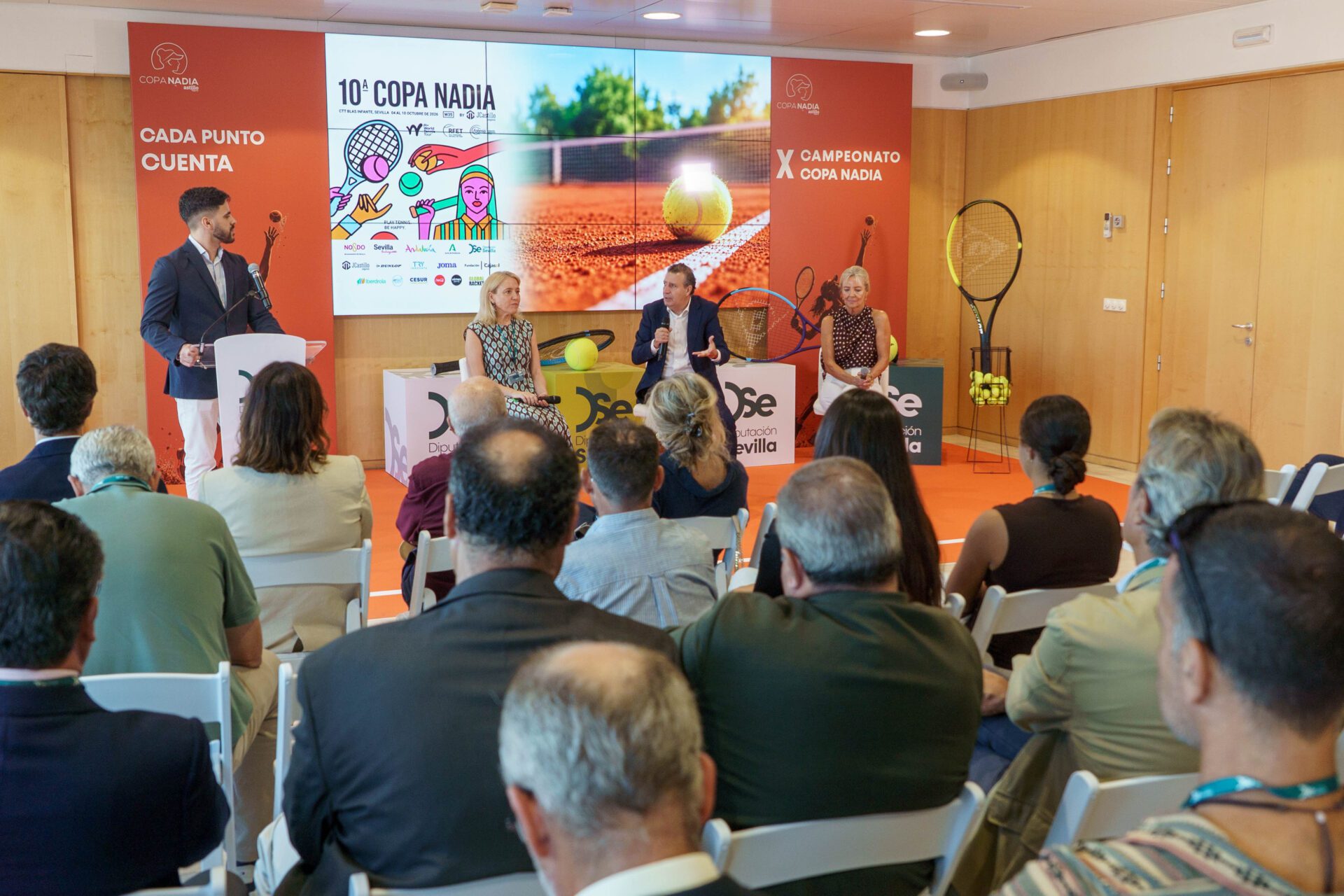 La 10ª Copa Nadia se presenta en la Diputación consolidándose como un evento de tenis femenino de gran nivel