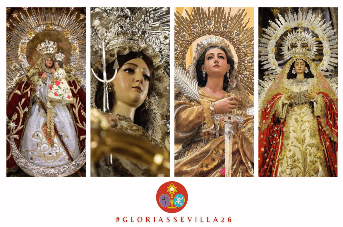 SEVILLA SE PREPARA PARA UN FIN DE SEMANA CON CUATRO PROCESIONES DE GLORIA