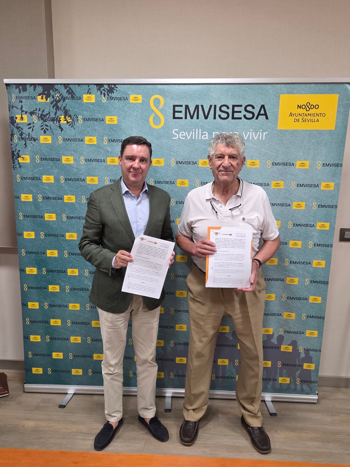 El Ayuntamiento de Sevilla firma un convenio con ASPANRI-ASPANRIDOWN para favorecer la integración sociolaboral de personas con discapacidad intelectual