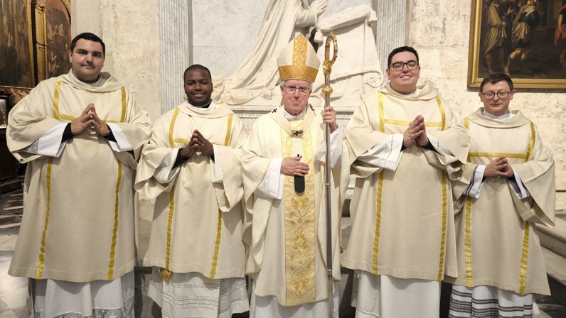 Los nuevos diáconos ya tienen sus destinos pastorales