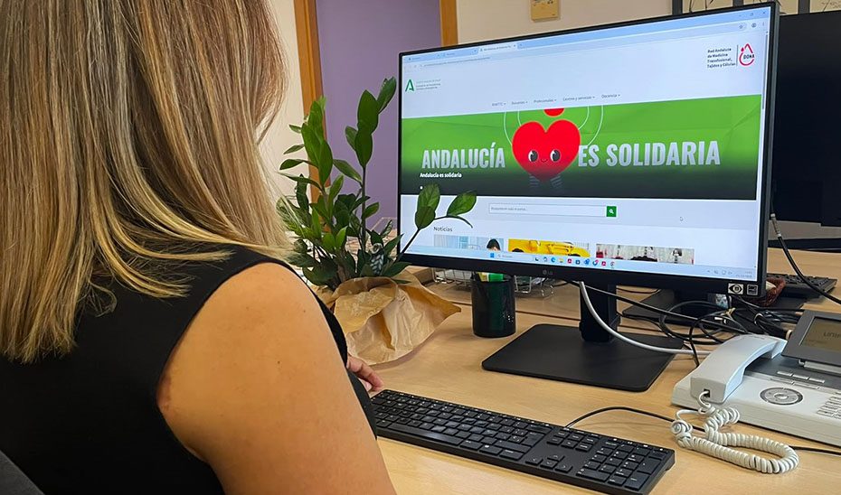 La Red Andaluza de Medicina Transfusional, Tejidos y Células estrena la web ‘Andalucía Dona’