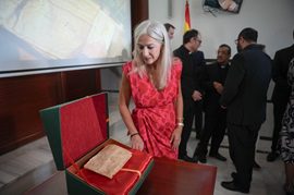 El Archivo Histórico Provincial de Sevilla certifica la autenticidad de un documento vinculado a la batalla de Lepanto recuperado por la Guardia Civil