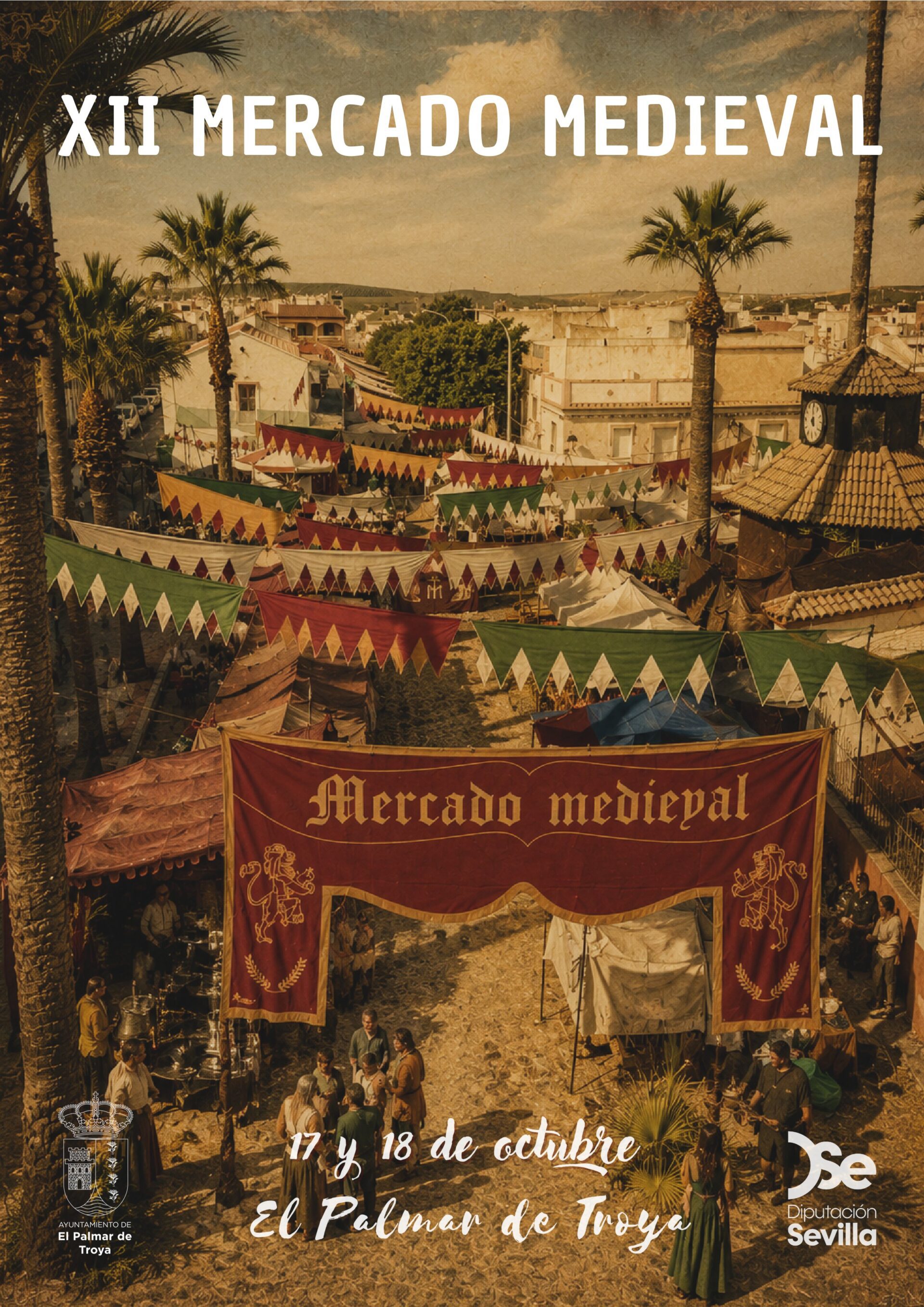 El Palmar de Troya presenta en la Casa de la Provincia su XII Mercado Medieval, que se celebrará los días 17 y 18 de octubre
