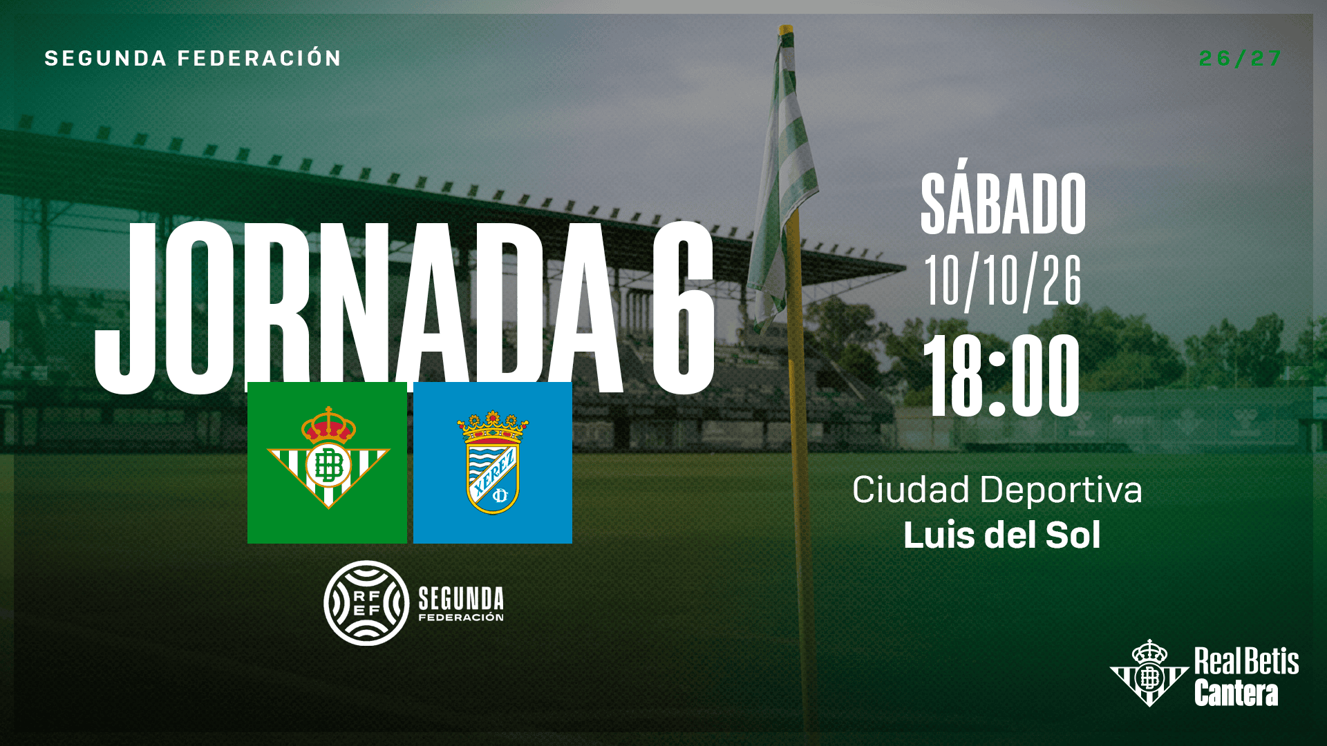Saca ya tu entrada gratuita para apoyar al Betis Deportivo frente al Xerez CD