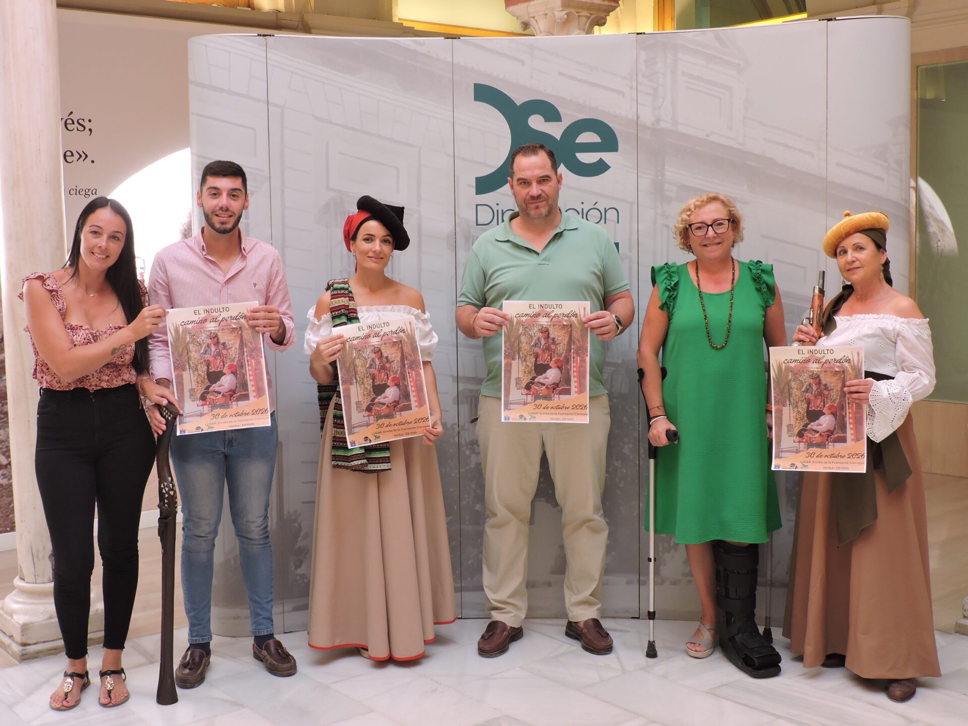 La Casa de la Provincia acoge la presentación de ‘El indulto, camino al perdón’, una recreación histórica sobre José María El Tempranillo que tendrá lugar en Corcoya