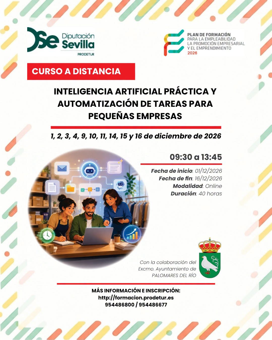 CURSO ONLINE EN INTELIGENCIA ARTIFICIAL PRÁCTICA Y AUTOMATIZACIÓN DE TAREAS PARA PEQUEÑAS EMPRESAS