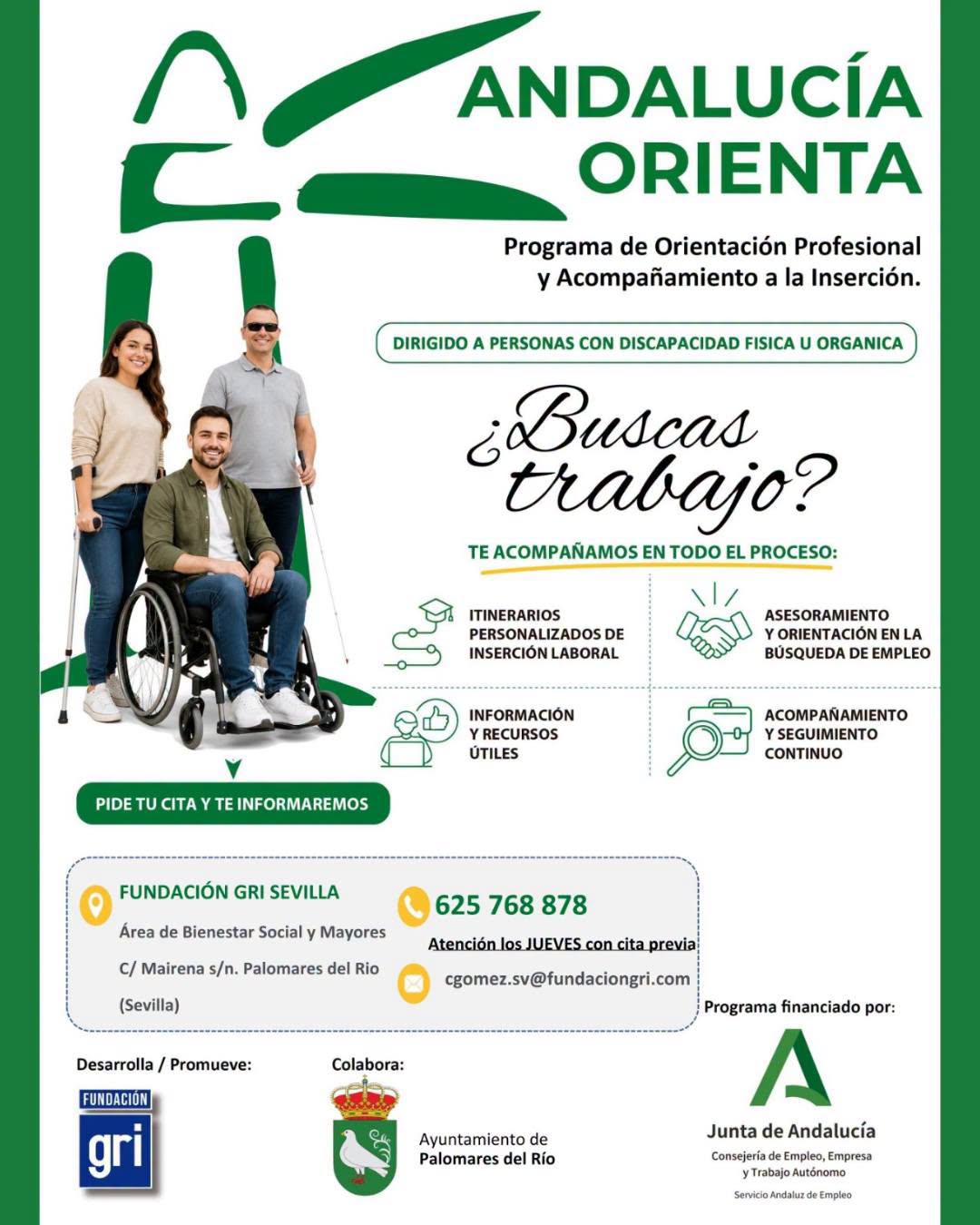 Un impulso para tu futuro laboral: vuelve Andalucía Orienta a Palomares