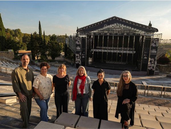 Manuel Ruiz y Antonio Ruz, Margarita Merino y Pepa Ortuño y Nieves Pedraza comparten con el público los proyectos creados en residencia en la Axerquía