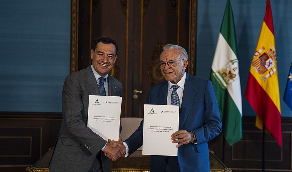 La Junta y Fundación ‘la Caixa’ renuevan su acuerdo: 76 millones a obra social en Andalucía durante 2026