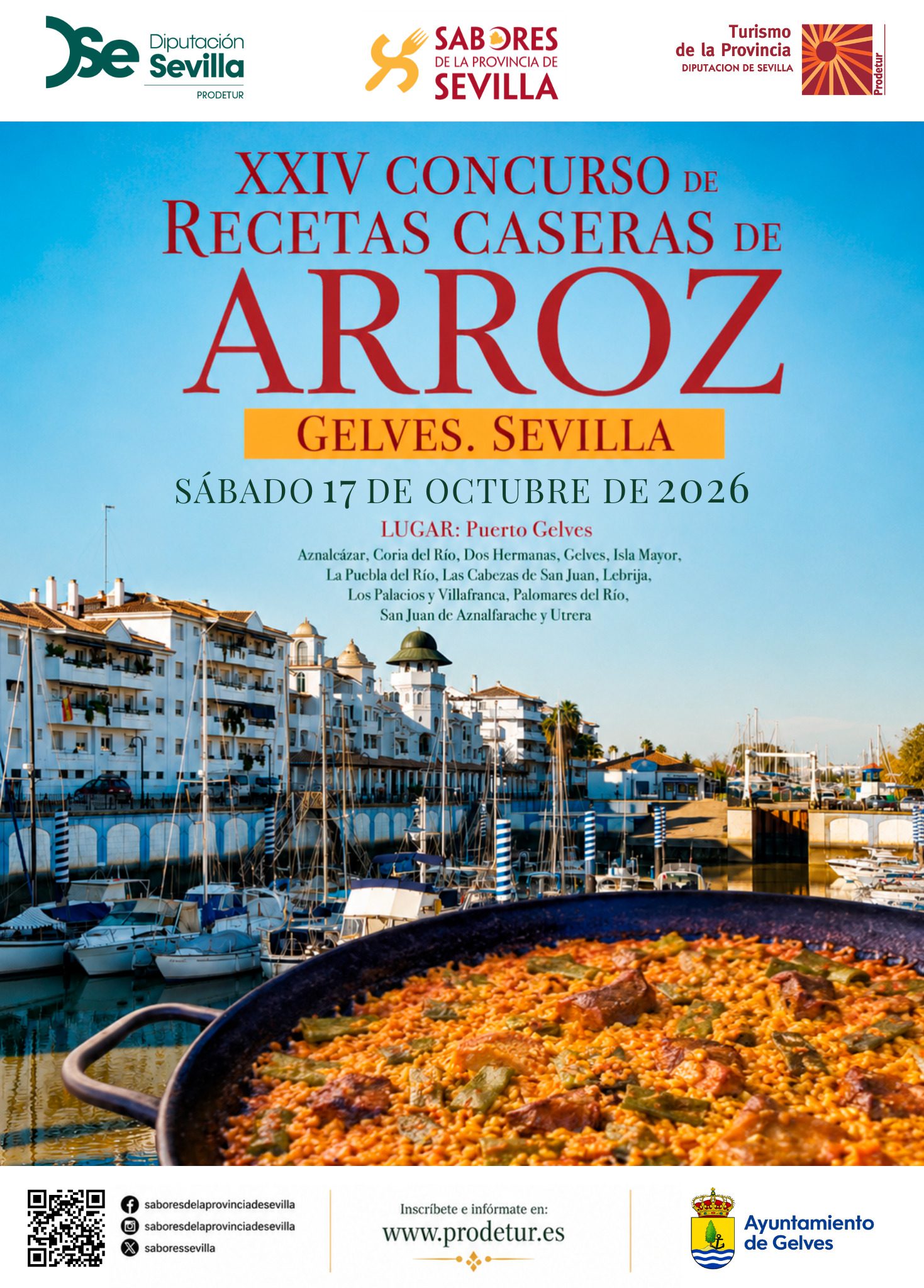 Gelves acoge el XXIV Concurso de Recetas Caseras de Arroz de la Provincia de Sevilla
