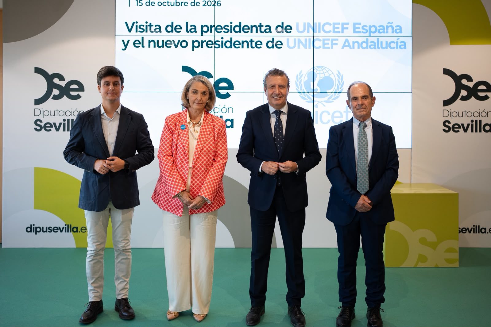 Javier Fernández recibe a una representación de Unicef España para dar continuidad a la colaboración en favor de la infancia