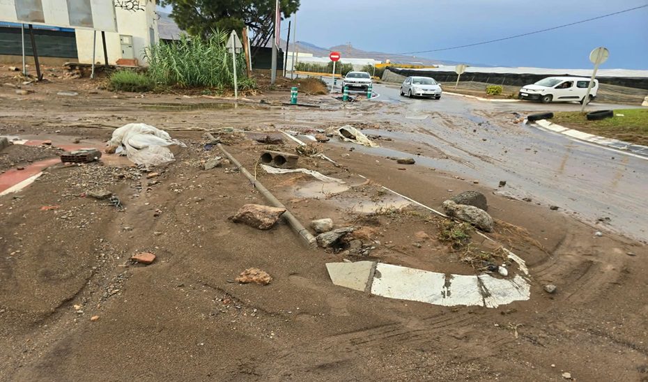 Las lluvias y tormentas dejan 155 incidencias en Andalucía, 121 de ellas en Almería