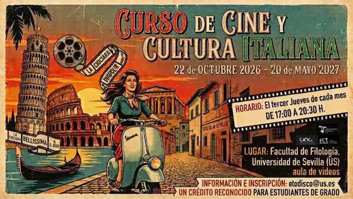 Nueva edición del curso de cine y cultura italiana