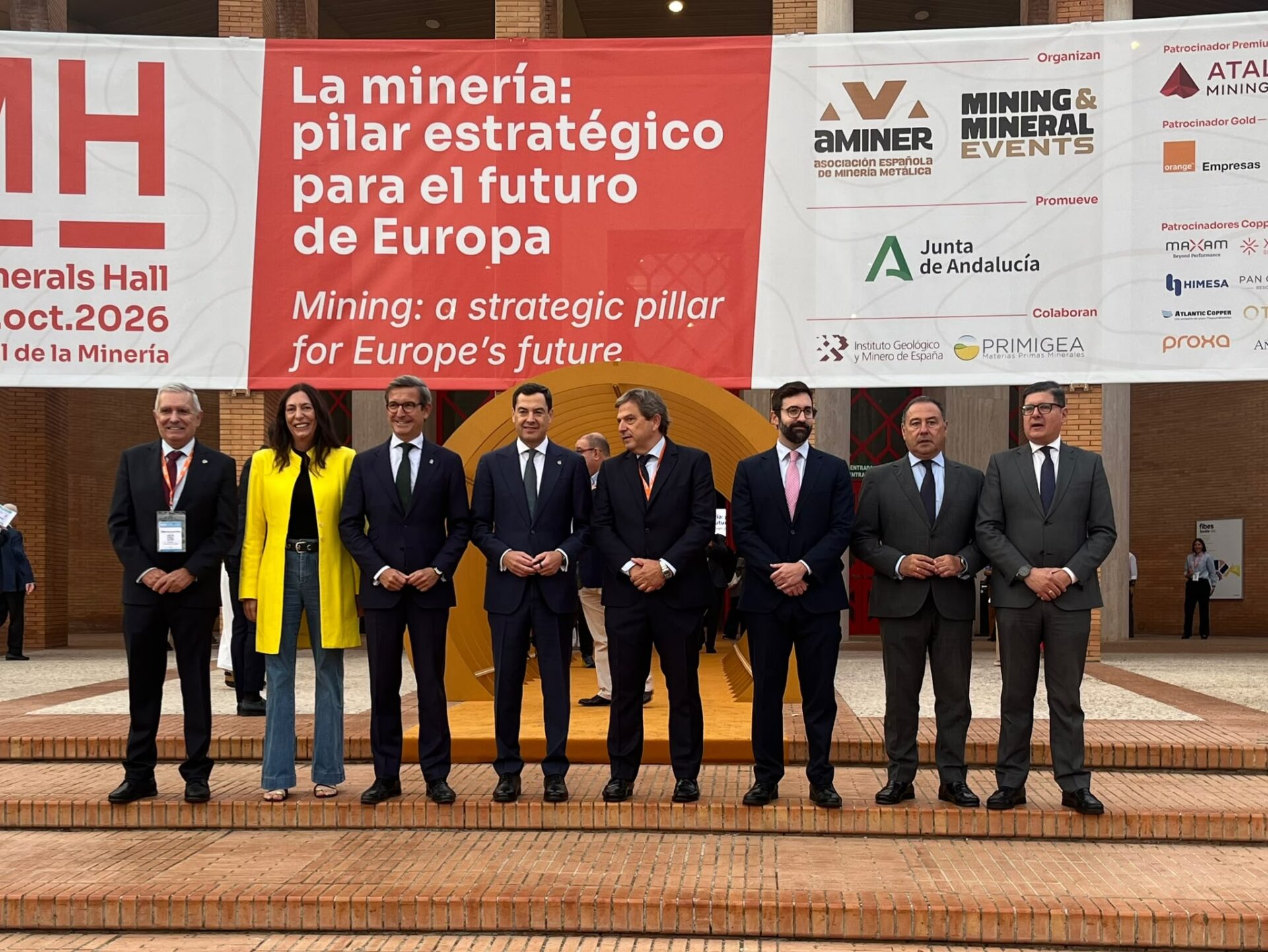 El Ayuntamiento destaca «el liderazgo» de la ciudad como «sede corporativa» de la minería internacional durante la inauguración del MMH 2026 en FIBES