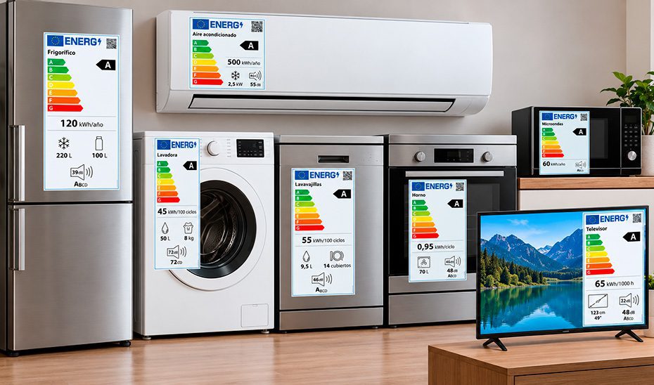 Consumo recomienda elegir electrodomésticos eficientes para reducir la factura de electricidad