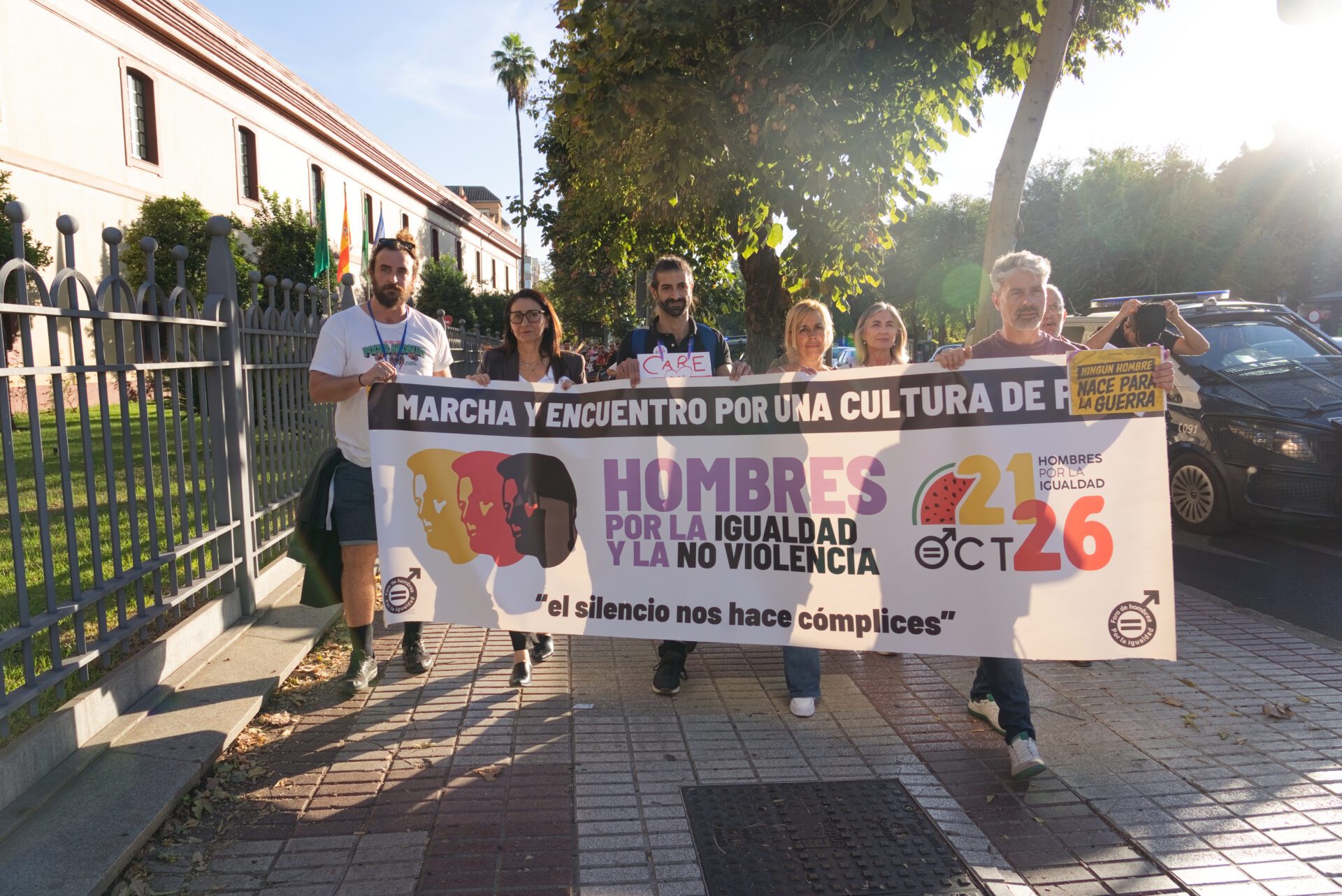 La Diputación participa en la Marcha de Hombres Por la No Violencia